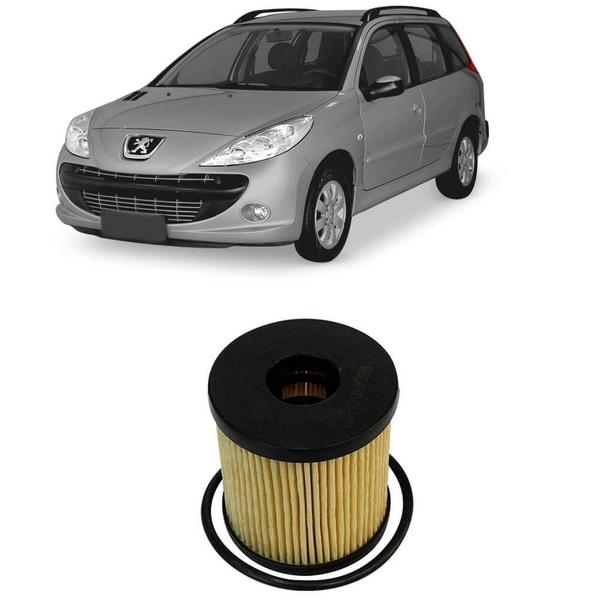 Filtro Óleo Peugeot 207 1.4 2009 a 2015 Wega Imagem de Filtro Óleo Peugeot 207 1.4 2009 a 2015 Wega