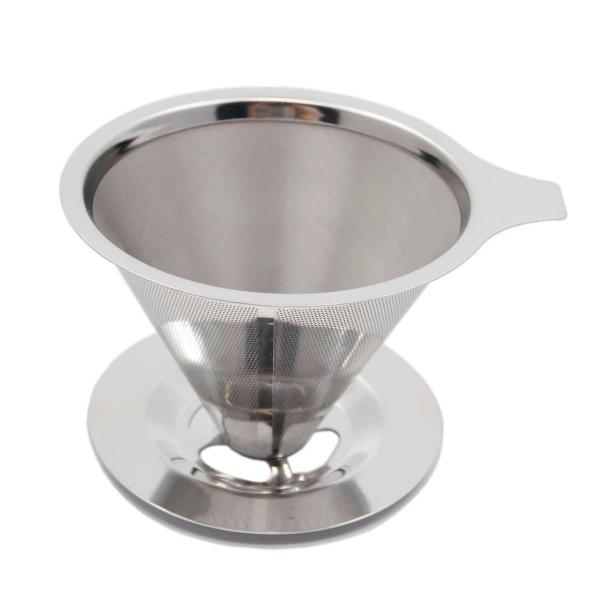 Filtro Para Café Reutilizável Em Inox Coador 101 Pequeno - Genzo Imagem de Filtro Para Café Reutilizável Em Inox Coador 101 Pequeno