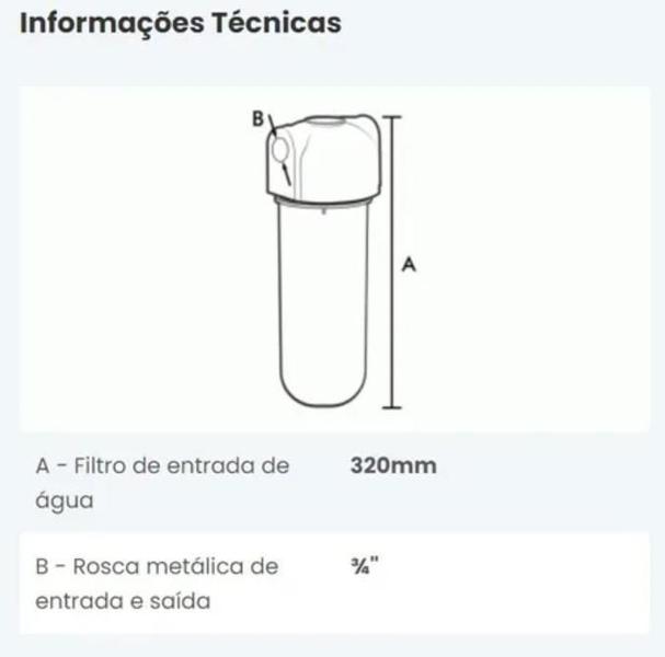 Imagem de Filtro Para Caixa D'água bebedouros Cavalete 1200l/h Fortlev