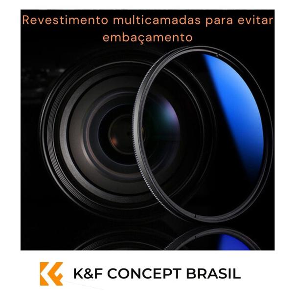 Filtro Polarizado Cpl P/ Lente 77mm K&f Concept - Made Japan Imagem de Filtro Polarizado Cpl P/ Lente 77mm K&f Concept - Made Japan