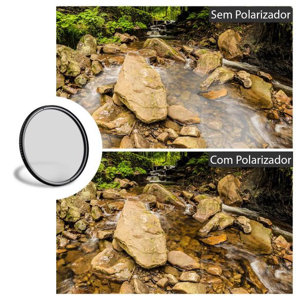 Imagem de Filtro Polarizador Circular 72mm Glass Ultra-Slim, Multi Coated - K&F