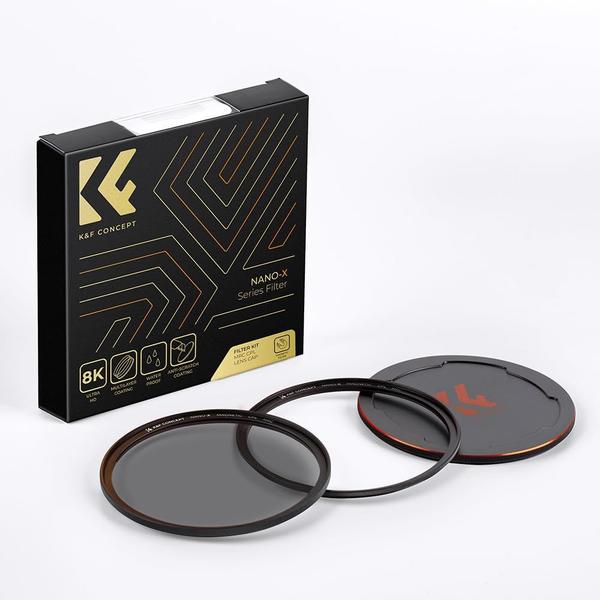Filtro polarizador circular K&F Concept Magnetic 67mm Imagem de Filtro polarizador circular K&F Concept Magnetic 67mm