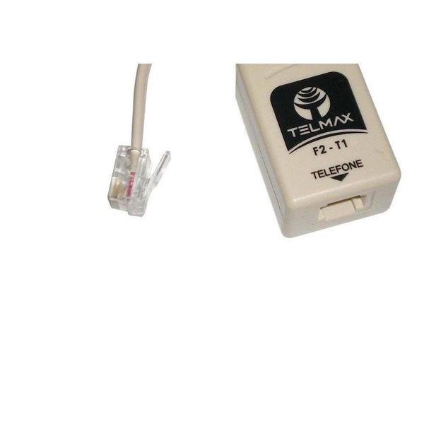 Imagem de Filtro Protetor Telmax Net Adsl F2T1 Bege 68