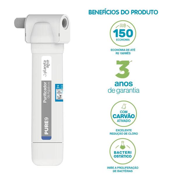 Imagem de Filtro Purificador Para Instalar Embaixo Da Pia Rosca 1/2