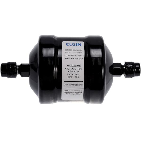 Filtro Secador Elgin 052R 1/4 Rosca Imagem de Filtro Secador Elgin 052R 1/4 Rosca