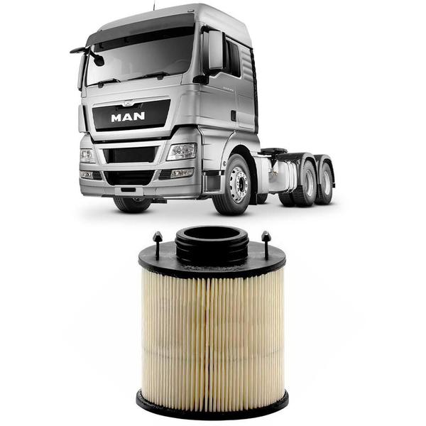 Imagem de Filtro Ureia Arla MAN Truck TGX 29.440 D 2676 2012 a 2017 MANN-FILTER U620/4YKIT