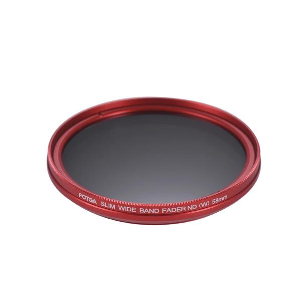 Imagem de Filtro Variável ND Fader Slim 2 a 400 De Densidade Neutra Para Câmera Canon Nikon DSLR 58 67 72 77