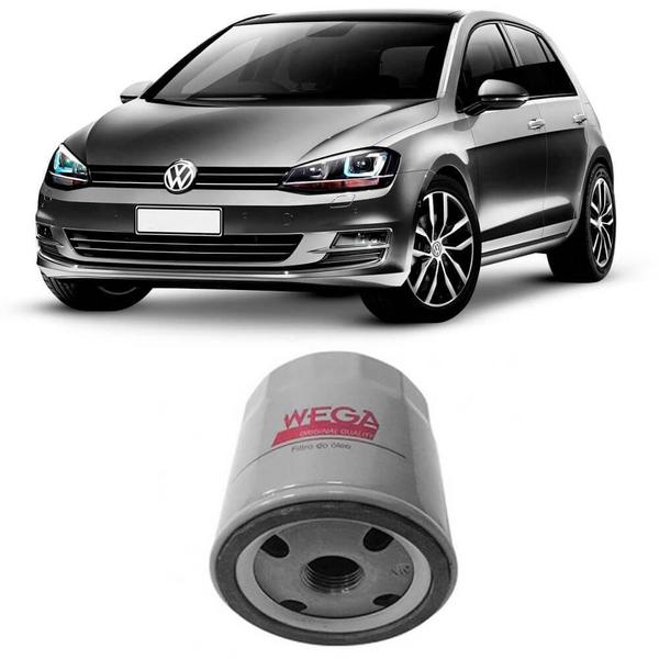 Filtro Volkswagen Golf 1.0 1.4 2014 a 2017 Wega Imagem de Filtro Volkswagen Golf 1.0 1.4 2014 a 2017 Wega