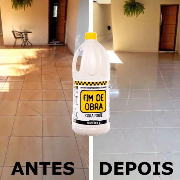 Fim de Obra Extra Forte Limpador Tira Resíduos Construção 2L Imagem de Fim de Obra Extra Forte Limpador Tira Resíduos Construção 2L