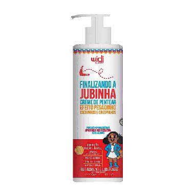 Imagem de FINALIZANDO A JUBINHA CREME DE PENTEAR EFEITO PESADINHO CACHINHOS E CRESPINHOS - 300ml