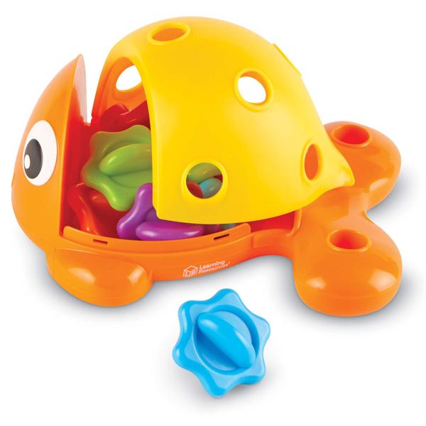 Imagem de Fine Motor Fish Learning Resources Finn 12 peças para mais de 18 meses