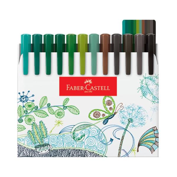 Imagem de Fine Pen FABER CASTELL Caneta Hidrográfica 48 Cores 0.4mm