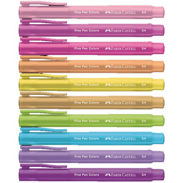 Imagem de Fine Pen Faber Castell Shoulder Bag Caneta Colorida Contorno