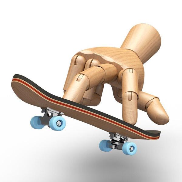 Imagem de Finger Skateboard Wokex Wokex Wooden Fingerboard com rolamentos