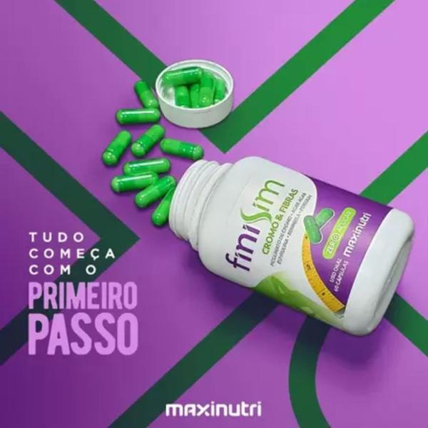 Finisim - Cromo e Fibras 60 cáps - Maxinutri Imagem de Finisim - Cromo e Fibras 60 cáps - Maxinutri