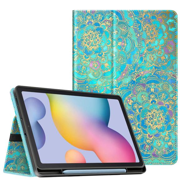 Imagem de Fintie Folio Case para Samsung Galaxy Tab S6 Lite 10.4'' 2020 Modelo SM-P610 (Wi-Fi) SM-P615 (LTE) com Porta-Caneta S, Tampa Automática de Ajuste Fino De TPU Soft TPU