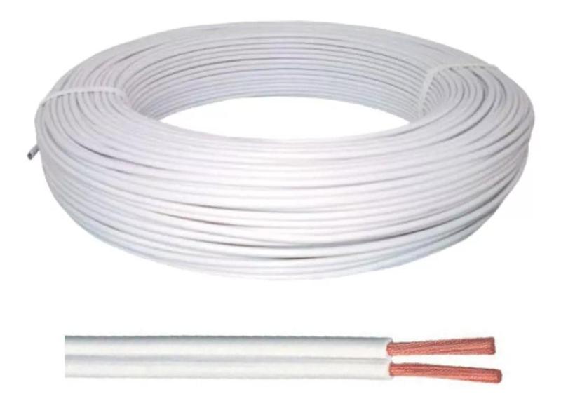 Fio 1.5mm paralelo flexivel branco com 100 metros - USALED7 Imagem de Fio 1.5mm paralelo flexivel branco com 100 metros