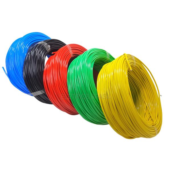 Fio 1,5mm 50m Rolo De Fio 1.5mm Com 50 Metros - Cabo Flex Imagem de Fio 1,5mm 50m Rolo De Fio 1.5mm Com 50 Metros