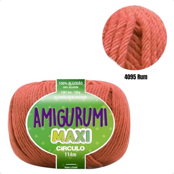 Imagem de Fio Amigurumi Maxi 135g 4095 Rum Novelo De Lã Círculo