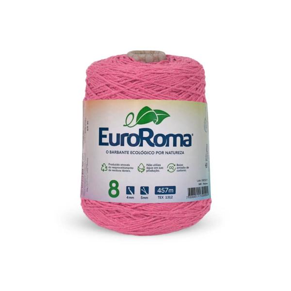 Imagem de Fio Barbante Rosa 4/8 600g 457m - Euroroma