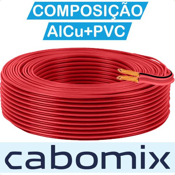 Fio Bicolor Paralelo Cristal Rolo 100 Metros 2x12 2,50mm 12v ANTI-CHAMA - EMPARE Imagem de Fio Bicolor Paralelo Cristal Rolo 100 Metros 2x12 2,50mm 12v ANTI-CHAMA