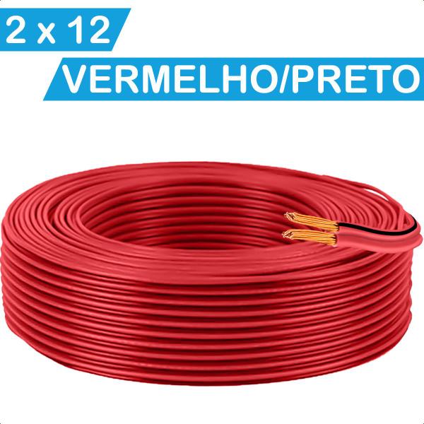 Fio Bicolor Paralelo Cristal Rolo 100 Metros 2x12 2,50mm 12v ANTI-CHAMA - EMPARE Imagem de Fio Bicolor Paralelo Cristal Rolo 100 Metros 2x12 2,50mm 12v ANTI-CHAMA