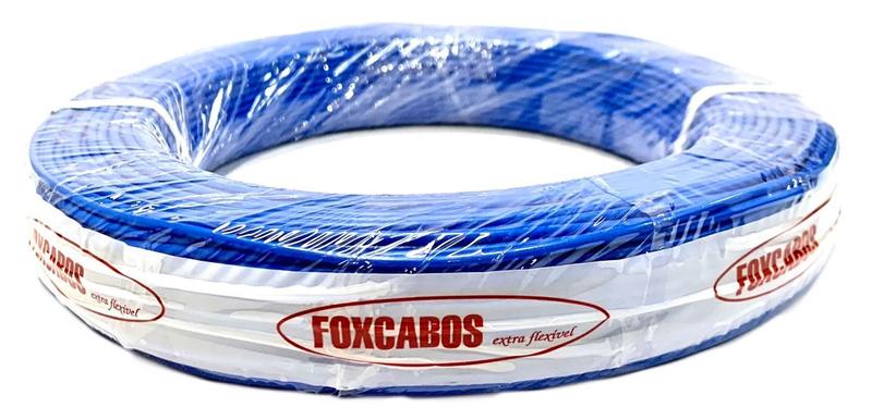 Fio Cabinho Flexível Azul 1,00mm Rolo Com 100m - 100 Metros - RB TRONICS Imagem de Fio Cabinho Flexível Azul 1,00mm Rolo Com 100m - 100 Metros