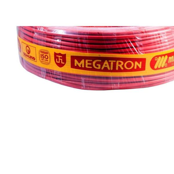 Imagem de Fio Cabinho Flexivel Megatron 10,0 Vermelho 100M 7899