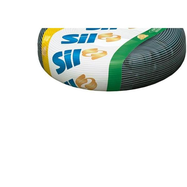 Fio Cabinho Flexivel Sil 10,0 Preto 100M 3021002 Imagem de Fio Cabinho Flexivel Sil 10,0 Preto 100M 3021002