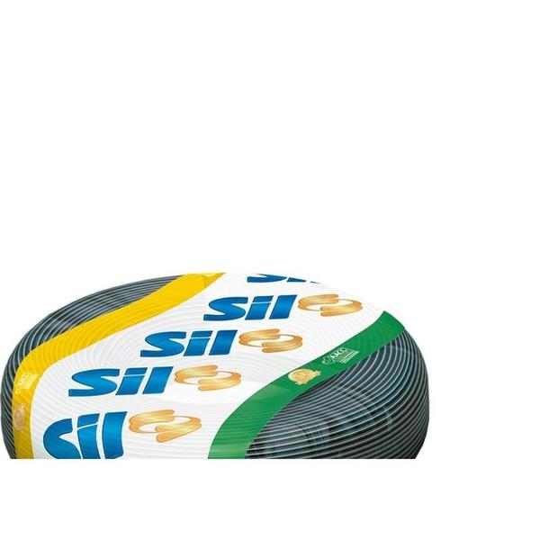 Fio Cabinho Flexivel Sil 10,0 Preto 100M 3021002 Imagem de Fio Cabinho Flexivel Sil 10,0 Preto 100M 3021002