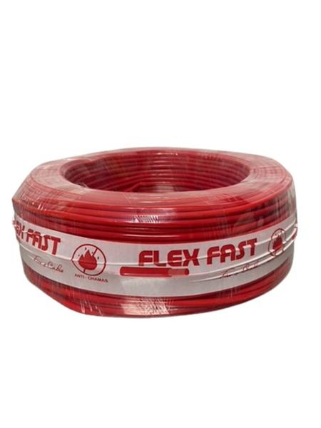 Fio Cabo Flexível 10,00mm 750v VERMELHO - 100 METROS - FLEX FAST Imagem de Fio Cabo Flexível 10,00mm 750v VERMELHO - 100 METROS