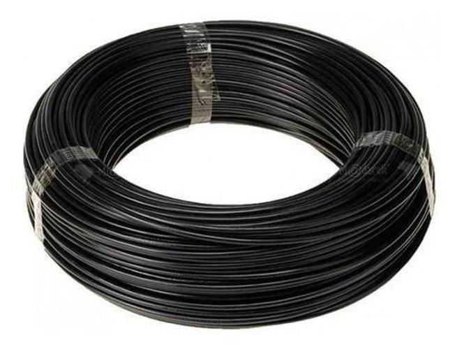 Fio Cabo Flexível 6Mm Preto - 100 Metros - Powe Fios Imagem de Fio Cabo Flexível 6Mm Preto - 100 Metros