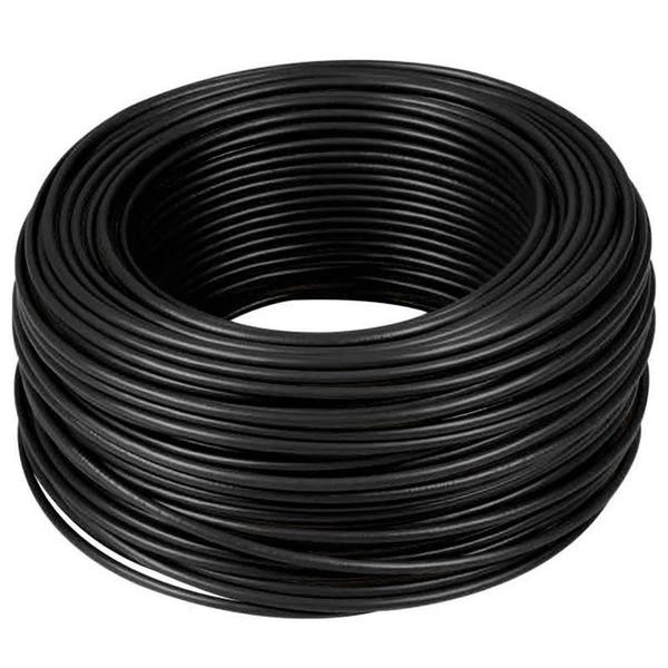 Fio Cabo Flexível 6mm Preto- 15 Metros - SEVEN_ELETRO Imagem de Fio Cabo Flexível 6mm Preto- 15 Metros