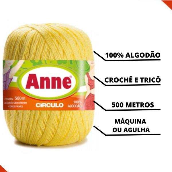 Imagem de Fio Circulo Anne 500 M Em Algodão Com 147 G