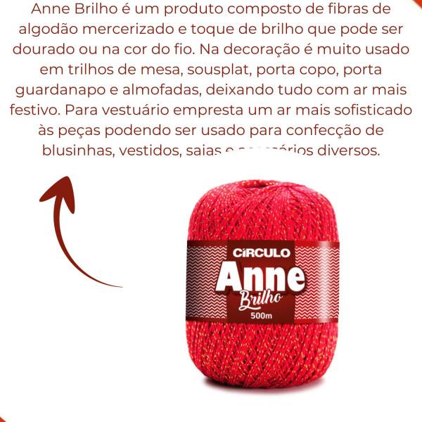 Imagem de Fio Circulo Anne Brilho 500 M Com 150 G