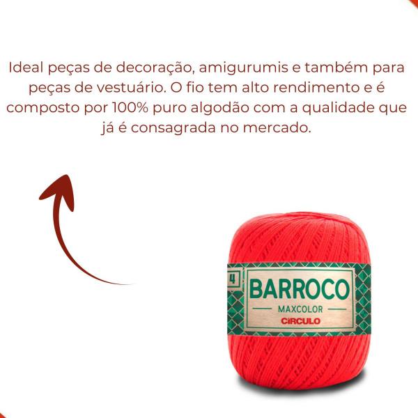 Imagem de Fio Circulo Barroco Maxcolor 4/4 338M Com 200G