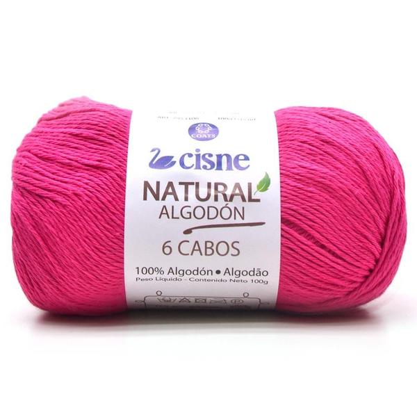 Imagem de Fio Cisne Natural Algodón 6 Cabos 100g - 100% Algodão