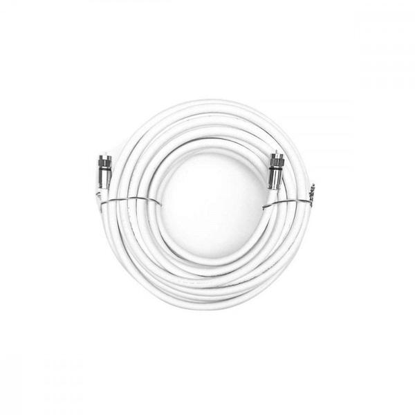 Imagem de Fio Coaxial Rg 06 Com Conector Branco 67% 05M 3212