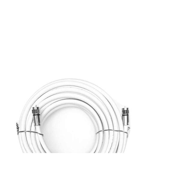 Imagem de Fio Coaxial Rg 06 Com Conector Branco 67% 05M   3212