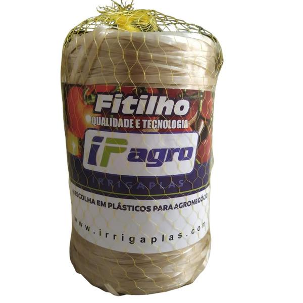 Imagem de Fio Condutor Fitilho Ouro Uv Amarração 1300mt - Irrigaplas