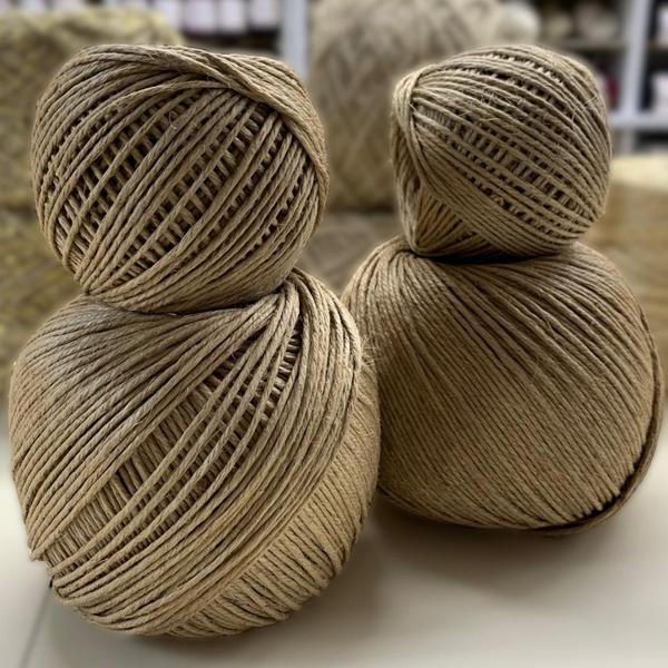 Imagem de Fio Cordão Barbante Rami 2mm Rolo 200g Sisal 180mt