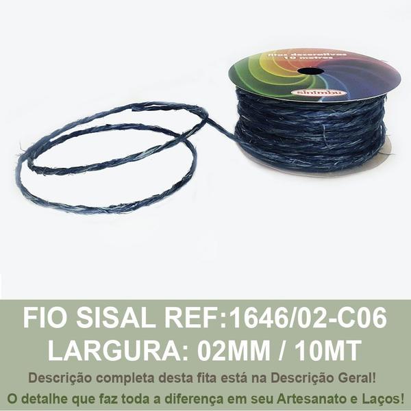 Imagem de Fio/cordao juta/sisal/rami r:1646 e 1649 / 02mm - 10mt - sinimbu