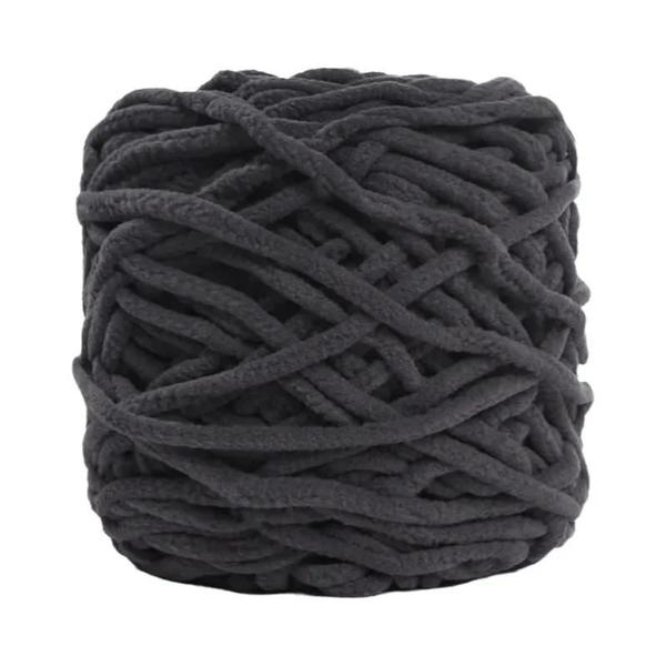 Imagem de Fio de Chenille de Veludo 50g - Ideal para Crochê, Tricô, Amigurumi e mais