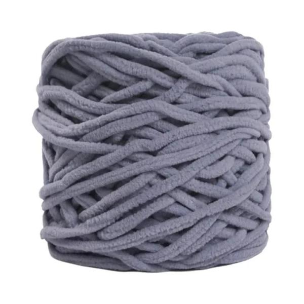 Imagem de Fio de Chenille de Veludo 50g - Ideal para Crochê, Tricô, Amigurumi e mais