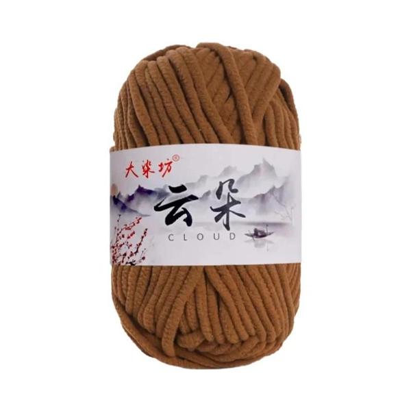 Imagem de Fio de Chenille de Veludo 50g - Ideal para Crochê, Tricô, Amigurumi e mais