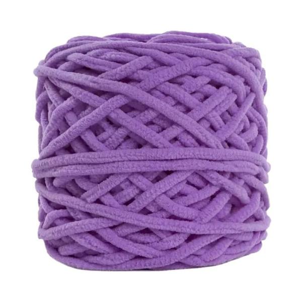 Imagem de Fio de Chenille de Veludo 50g - Ideal para Crochê, Tricô, Amigurumi e mais