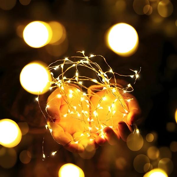 Imagem de Fio De Cobre À Prova D'água Ao Ar Livre Led Luzes De Corda 10m Festão Fada Casamento Decorações De