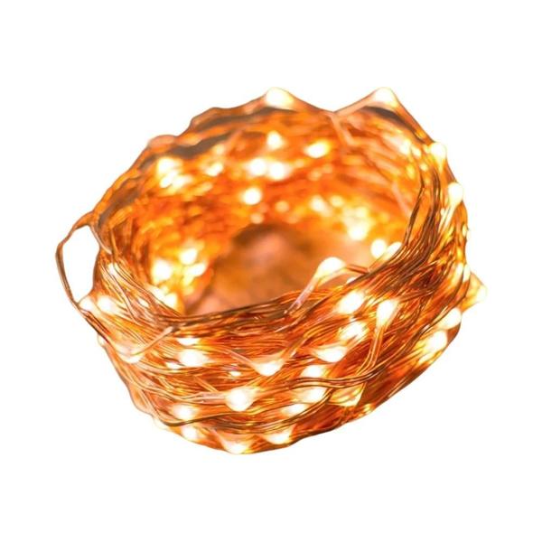 Imagem de Fio de Cobre Impermeável para Exteriores - Luzes de Fada com 200m e 2000 LEDs - Adaptador Plug-in