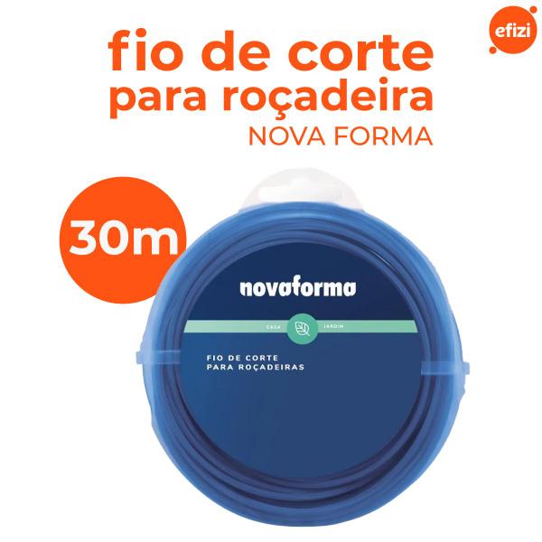 Imagem de Fio de corte p/rocadeira quad 1.6mm 30m - novaforma