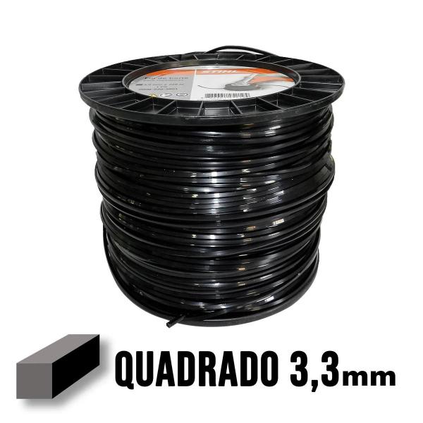 Fio De Corte Quadrado Para Roçadeira 3,3Mm - Stihl Imagem de Fio De Corte Quadrado Para Roçadeira 3,3Mm